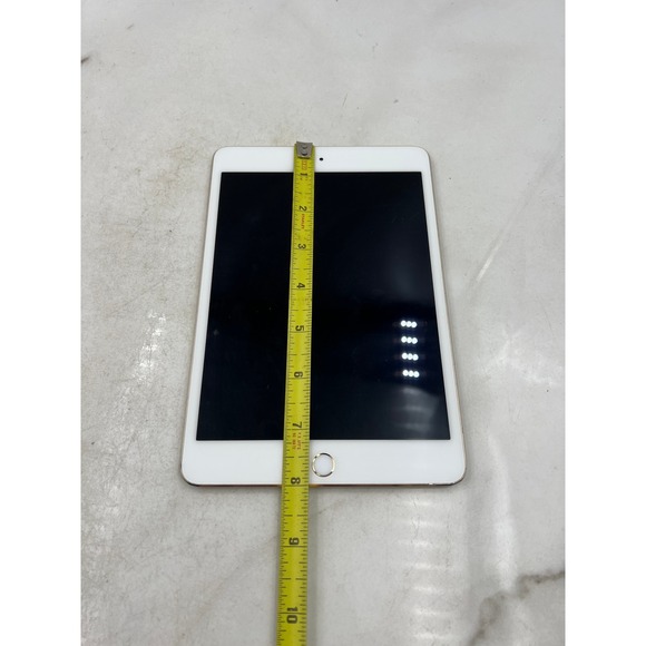 Apple iPad Mini 4 Gold 64GB WiFi Tablet Model A1538 Used - Picture 8 of 10
